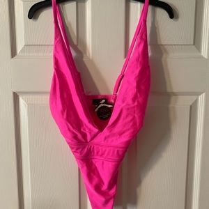 Unworn 1 piece Hot Pink Swimsuit